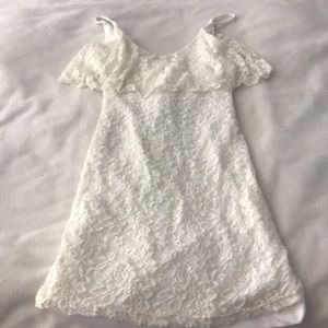 Charlotte Russe white Lace Mini Dress